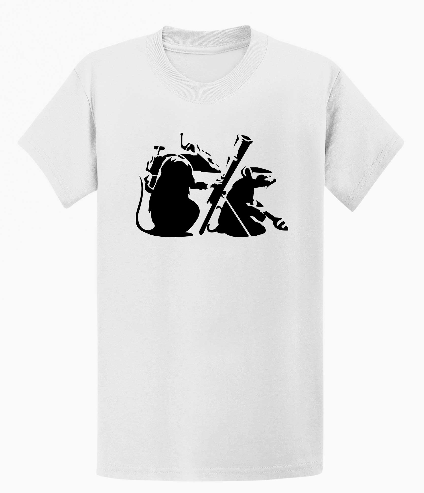 Image of Banksy T-shirt - Terror Rats Banksy-Apparel