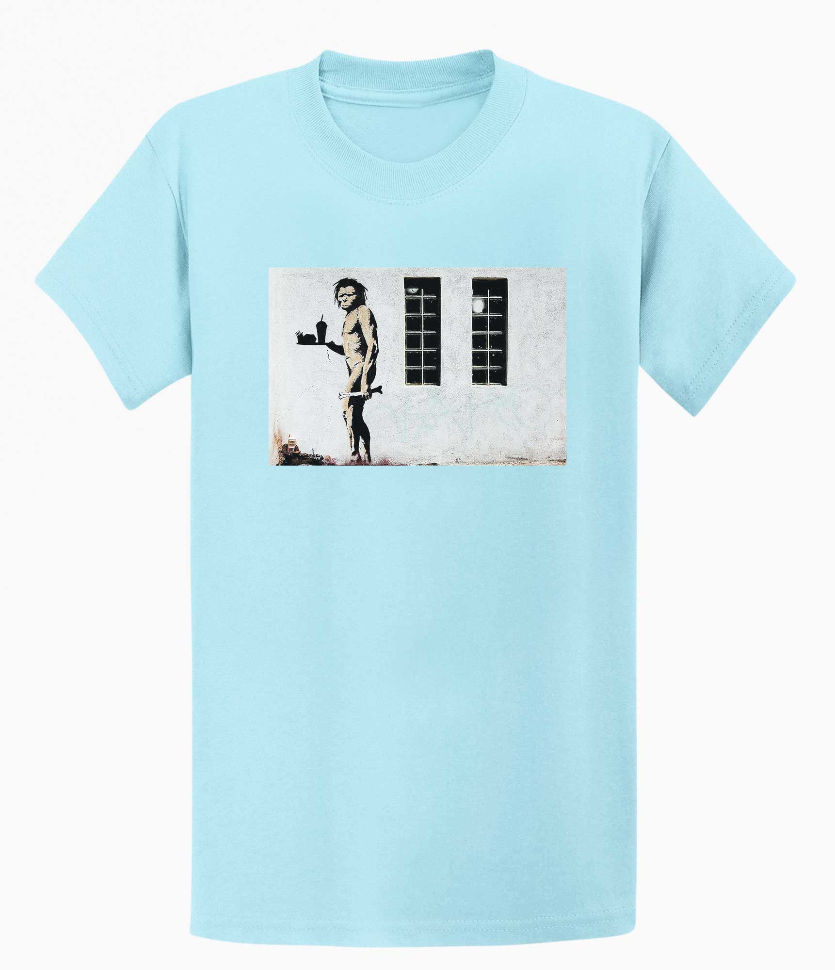 Image of Banksy T-shirt - Ape Man Banksy-Apparel