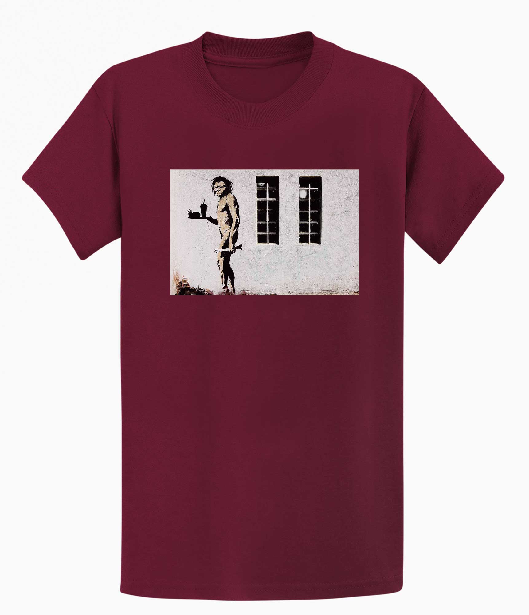 Image of Banksy T-shirt - Ape Man Banksy-Apparel