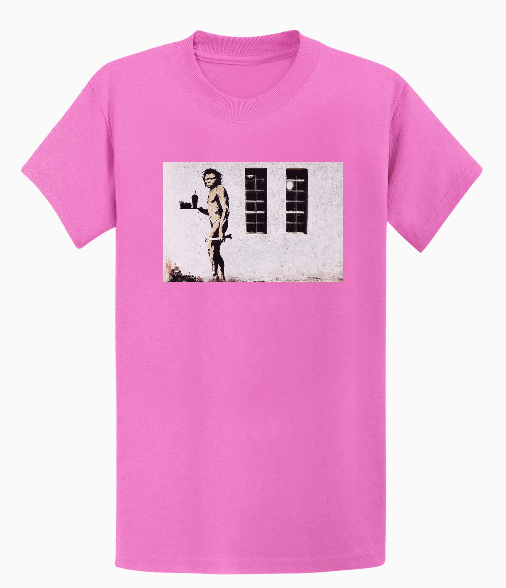 Image of Banksy T-shirt - Ape Man Banksy-Apparel