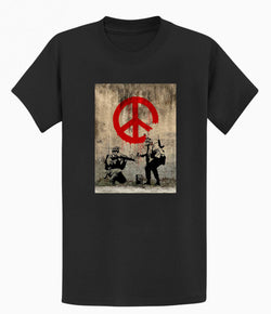 Image of Banksy  T-shirt - CND Soldiers