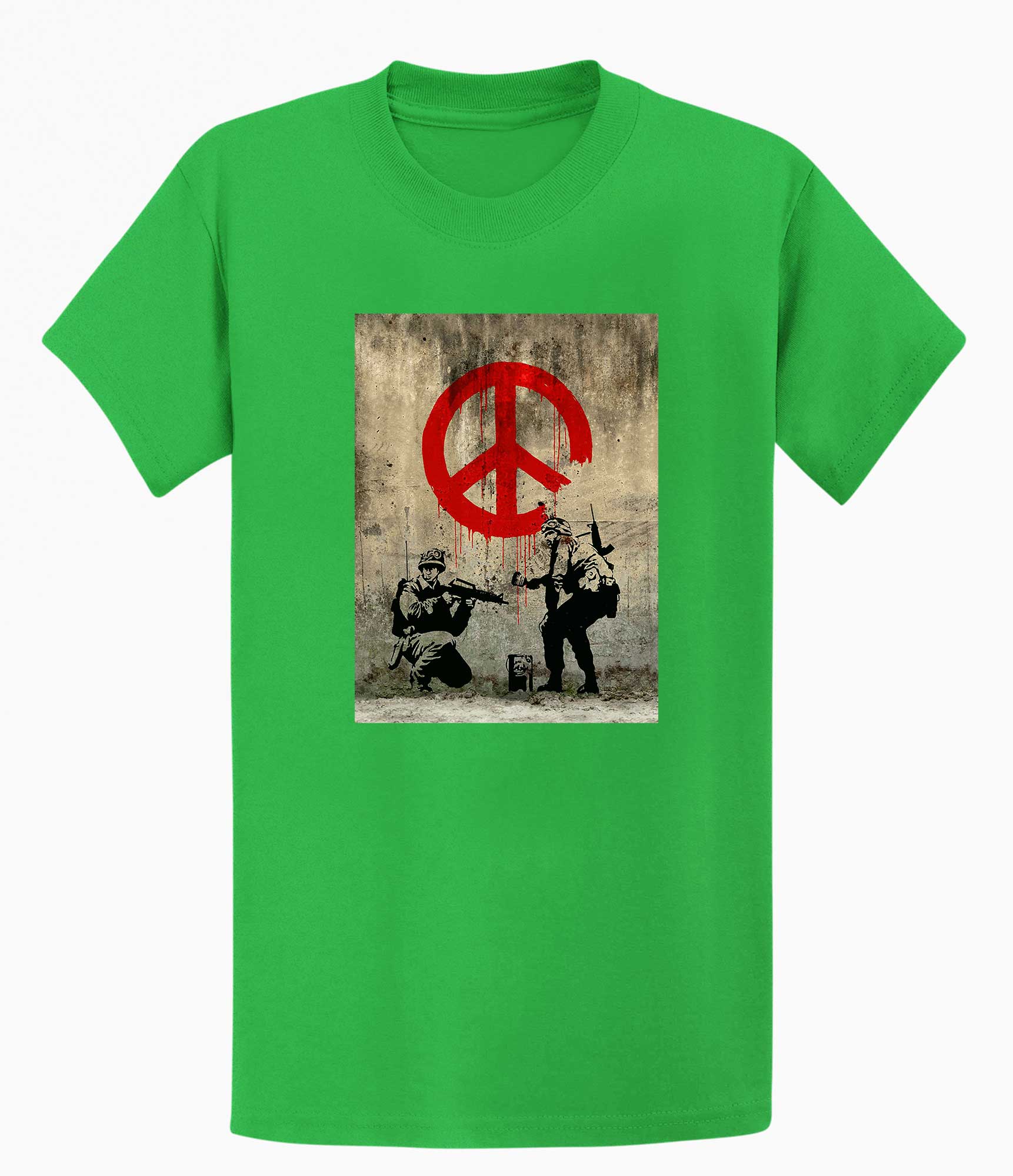 Image of Banksy  T-shirt - CND Soldiers Banksy-Apparel