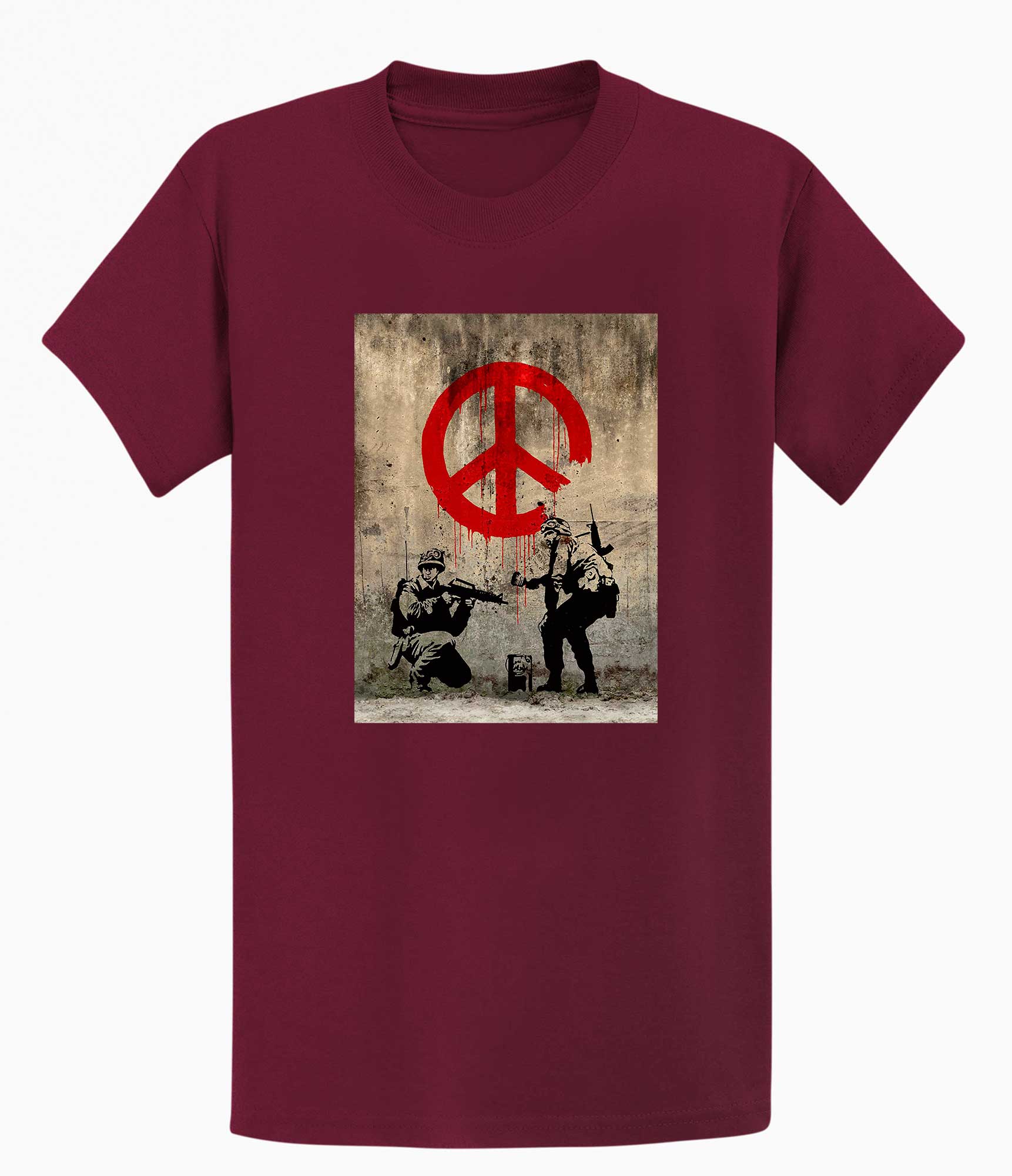 Image of Banksy  T-shirt - CND Soldiers Banksy-Apparel