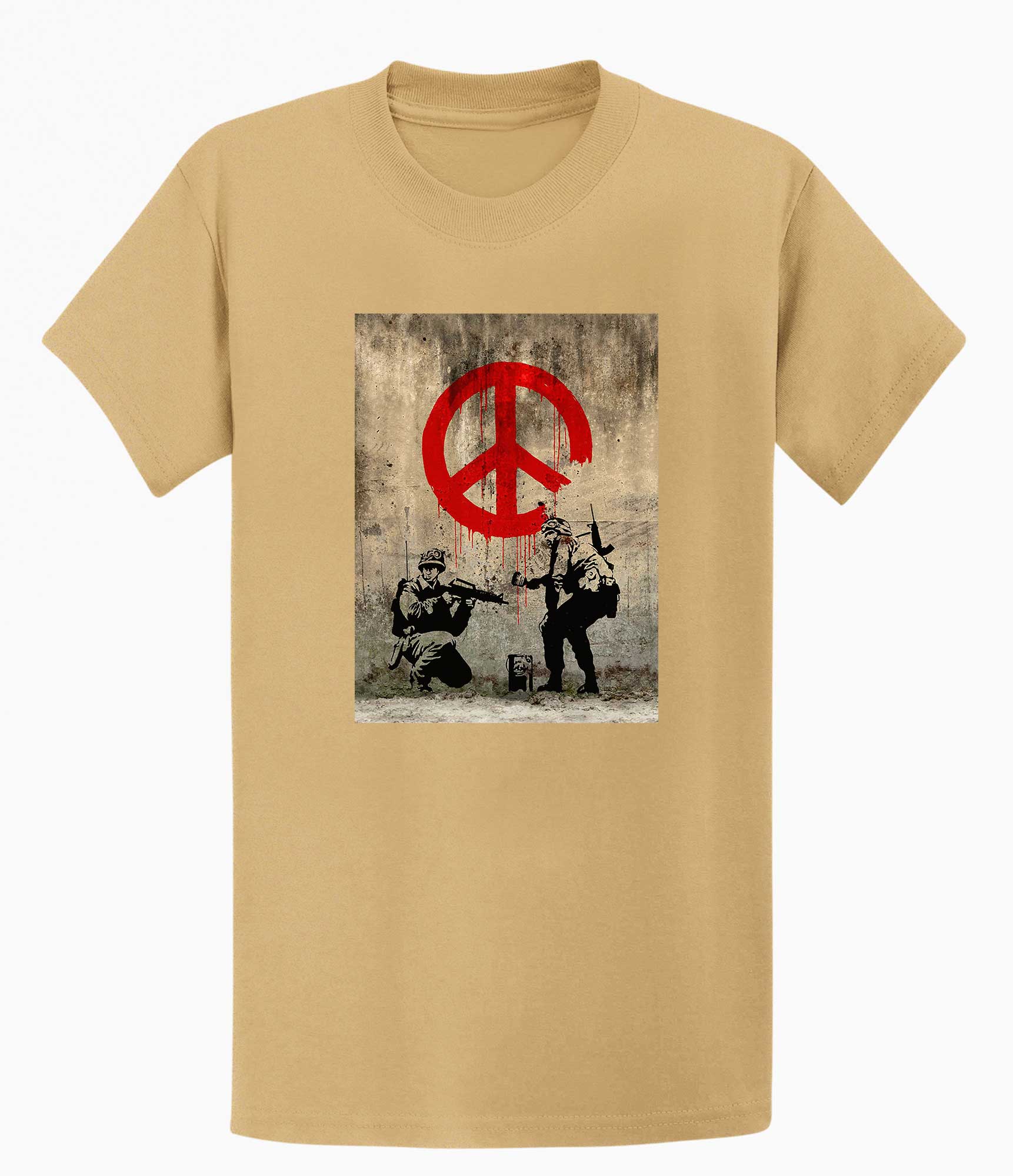 Image of Banksy  T-shirt - CND Soldiers Banksy-Apparel