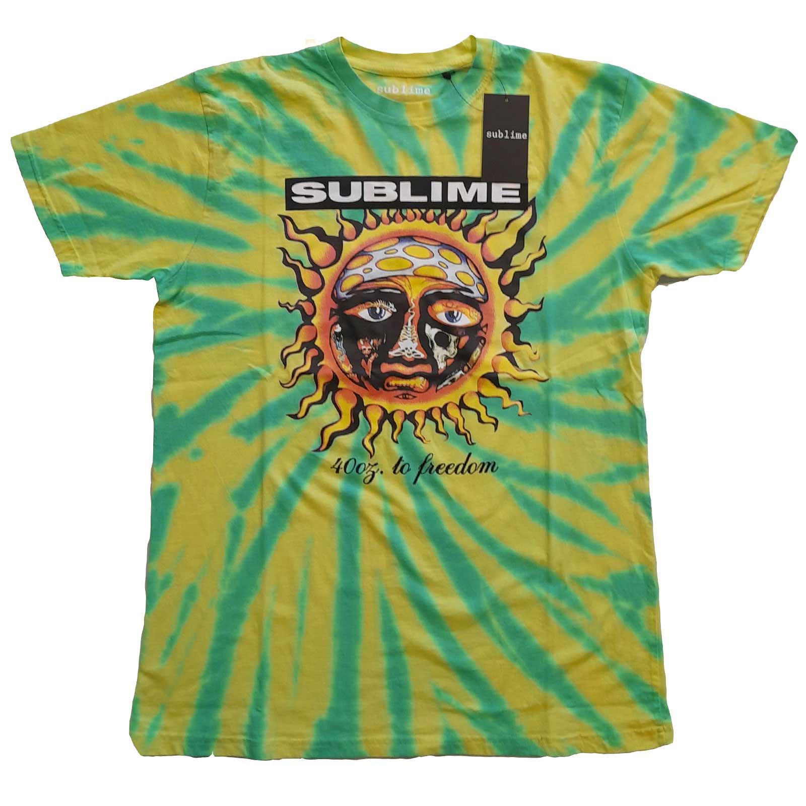 Image of Sublime T-shirt - 40OZ TO FREEDOM Rock Off