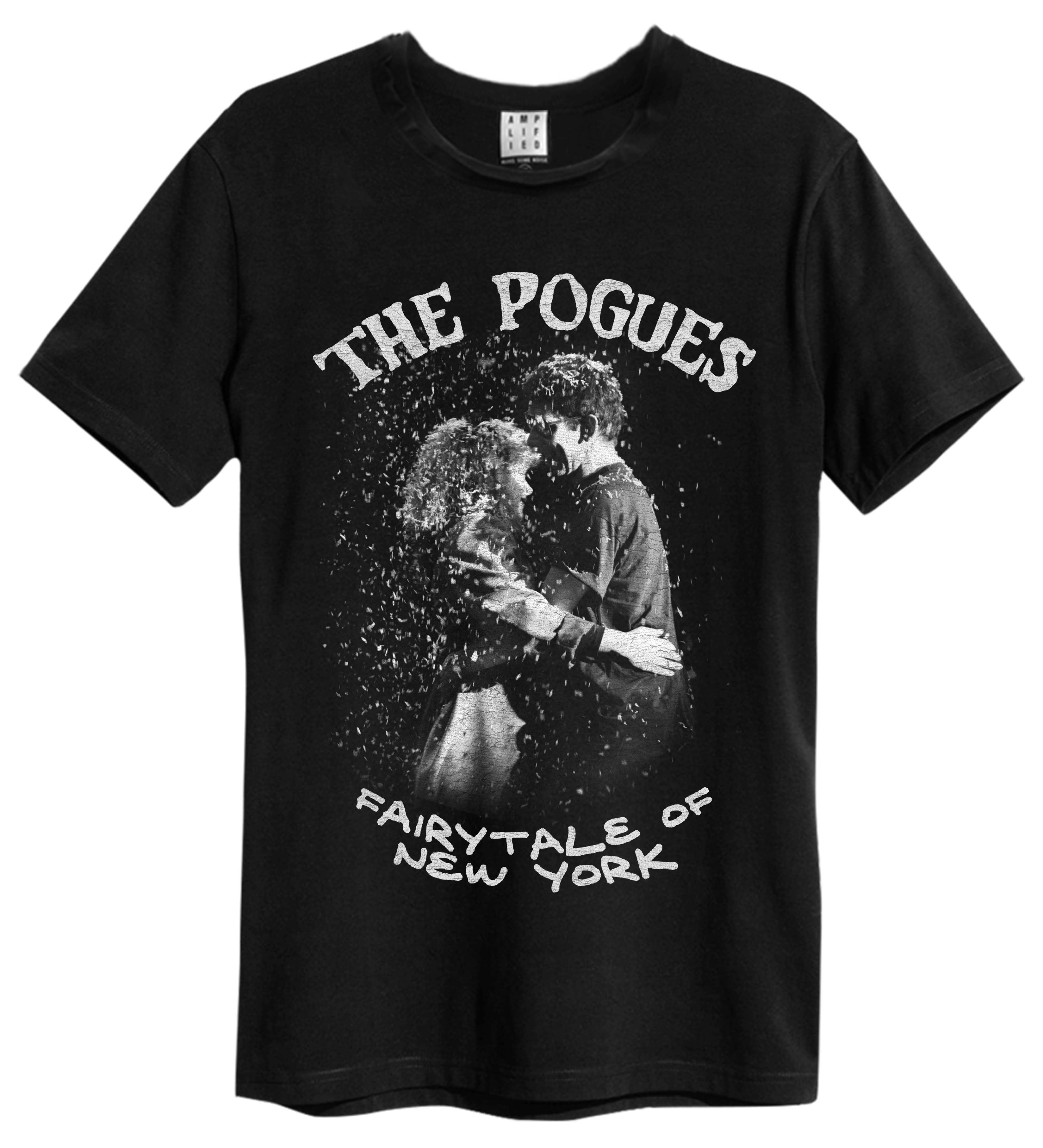Image of The Pogues Black Tee - Fairytale of New York