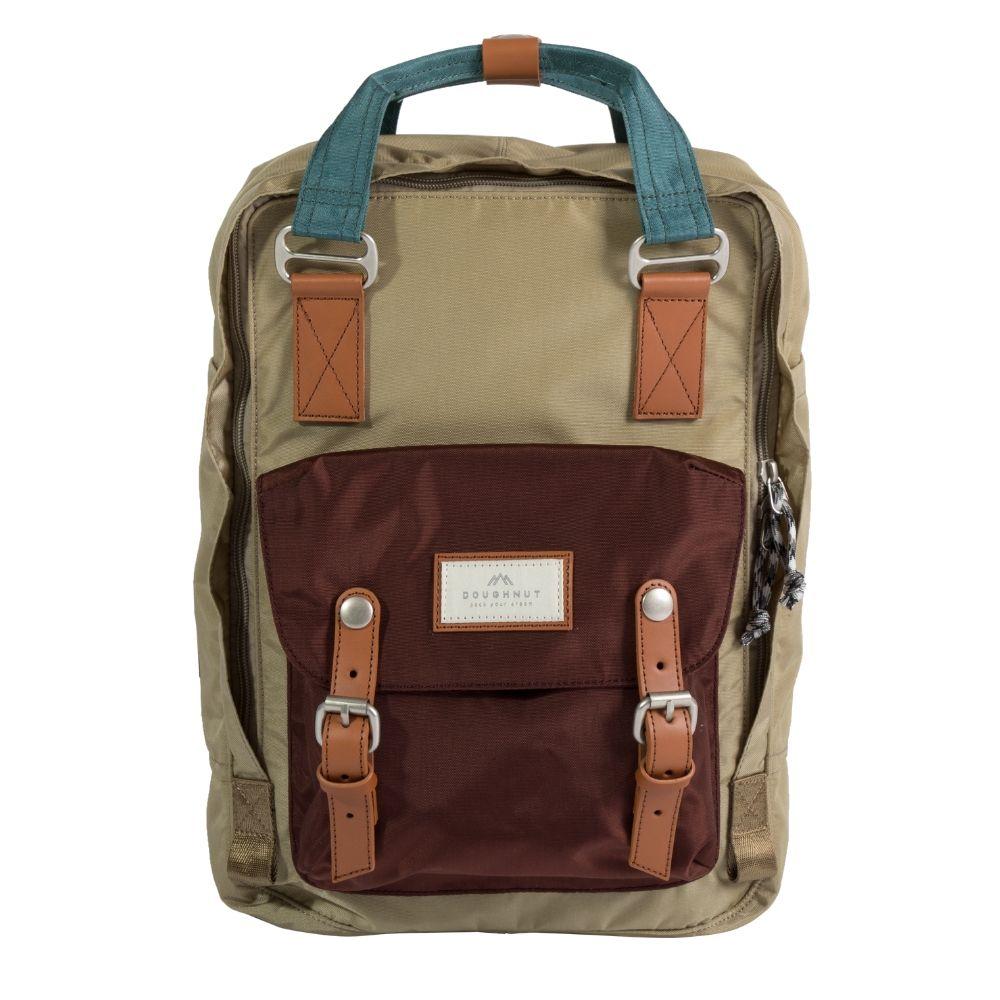 Image of Doughnut Bag Macaroon Glossy Beige x Maroon