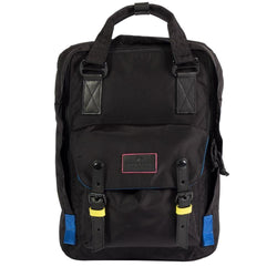 doughnut macaroon mini backpack in black Doughnut Bag Macaroon Glossy Black