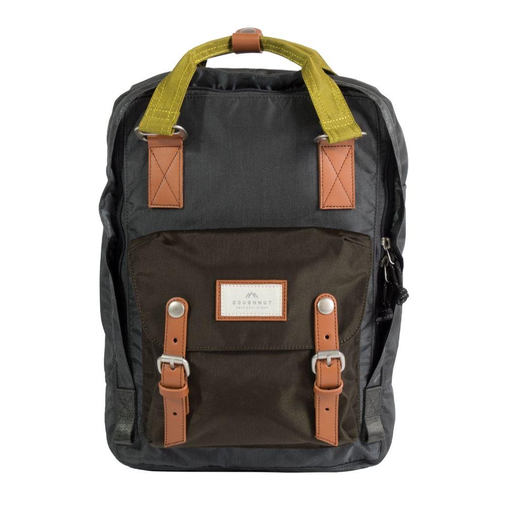 Doughnut Bag Macaroon Glossy Charcoal x Olive