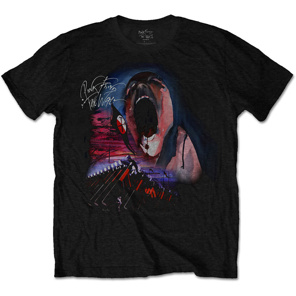 Image of Pink Floyd T-shirt - The Wall Scream & Hammers Rock Off