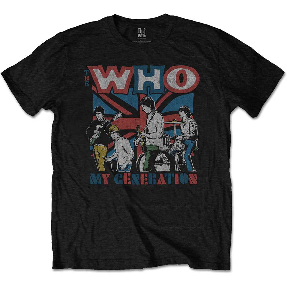 Image of The Who T-Shirt - My Generation Sketch Rock Off