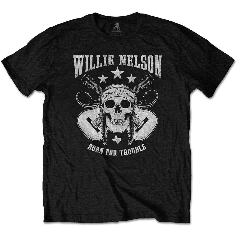 Image of Willie Nelson T-Shirt - Skull Rock Off