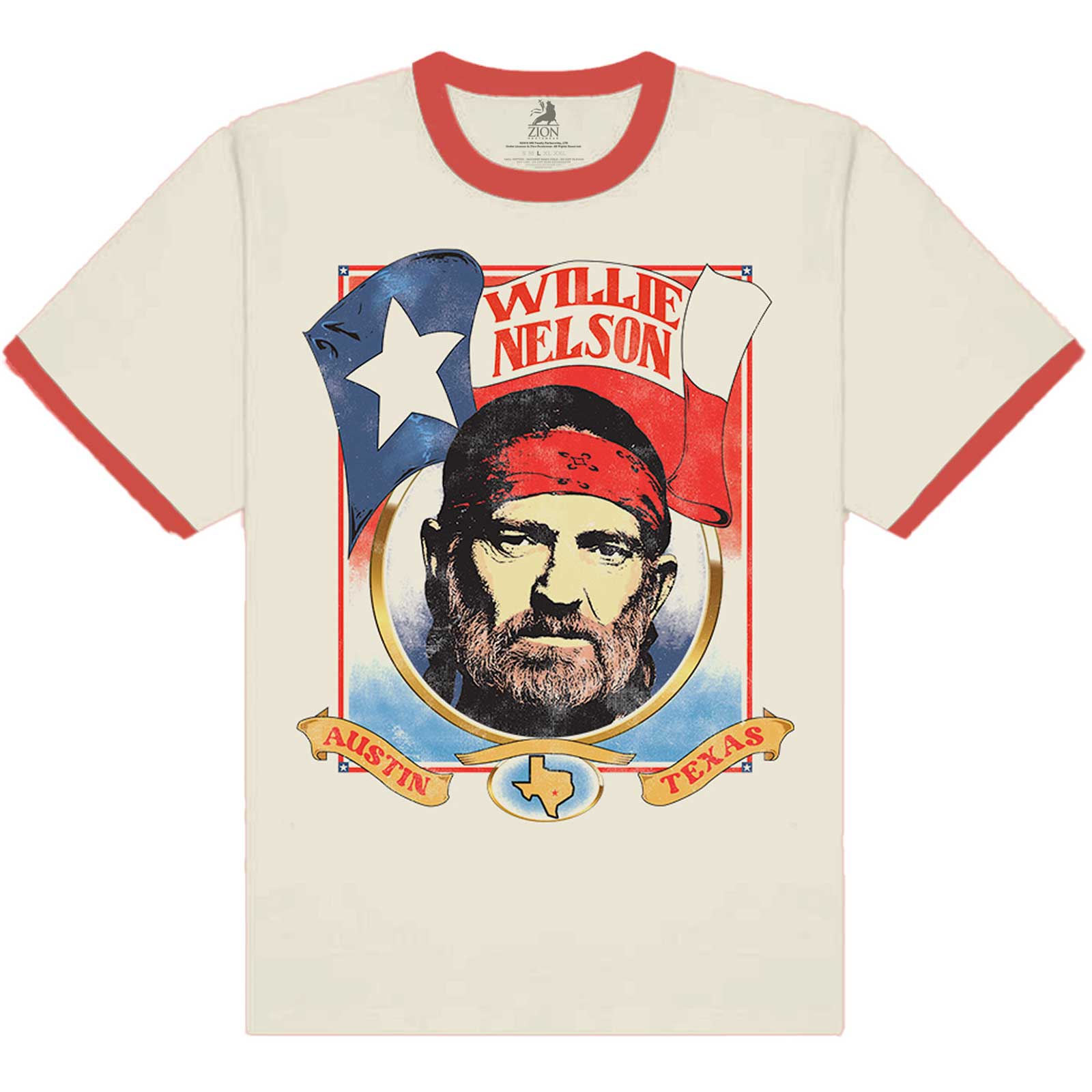Image of Willie Nelson T-Shirt - Americana Rock Off