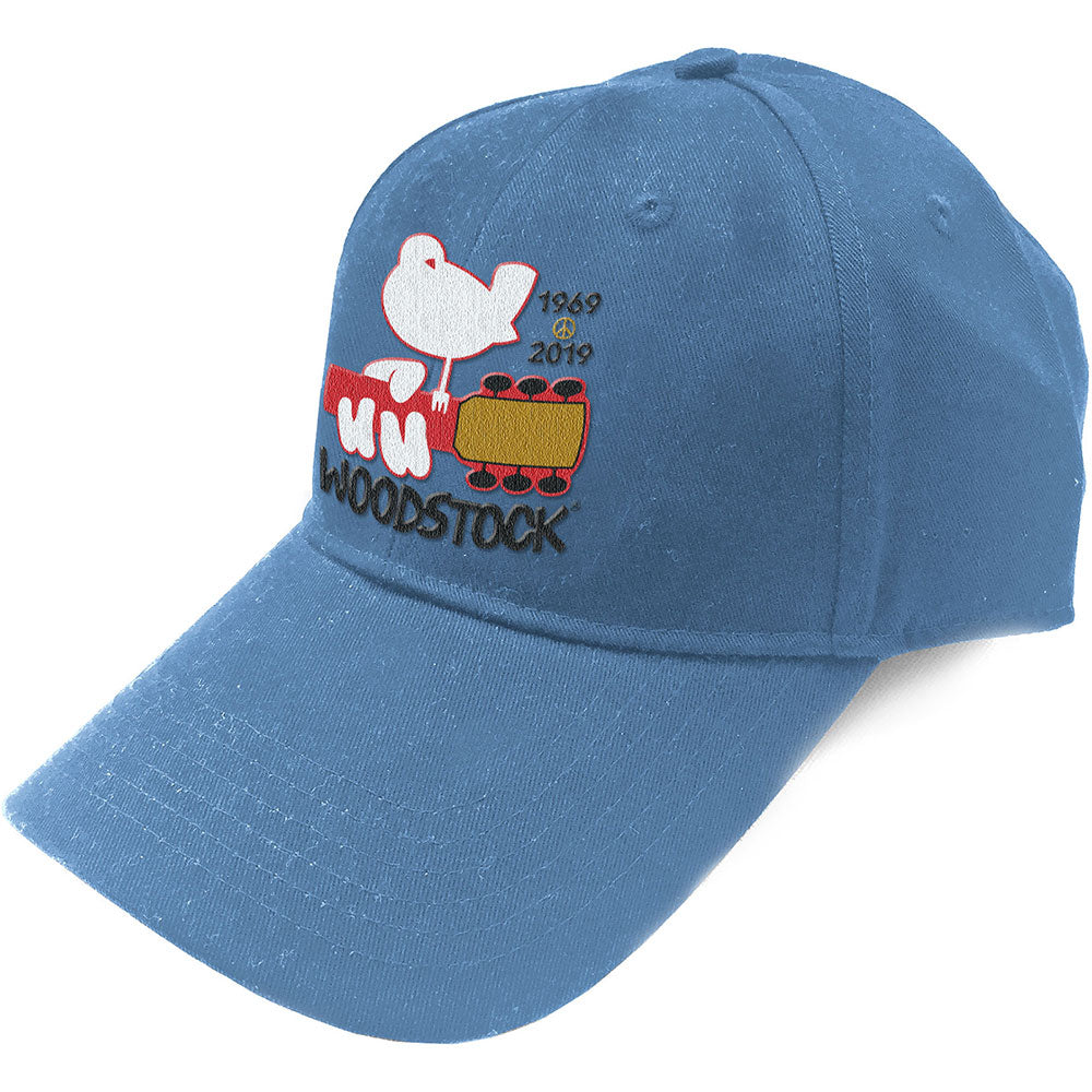 Image of Woodstock Unisex Baseball Cap - logo Rock Off