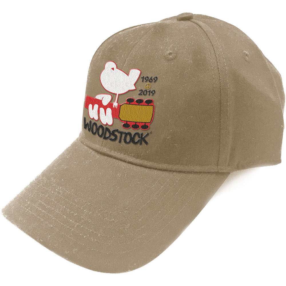 Image of Woodstock Unisex Baseball Cap - logo Rock Off