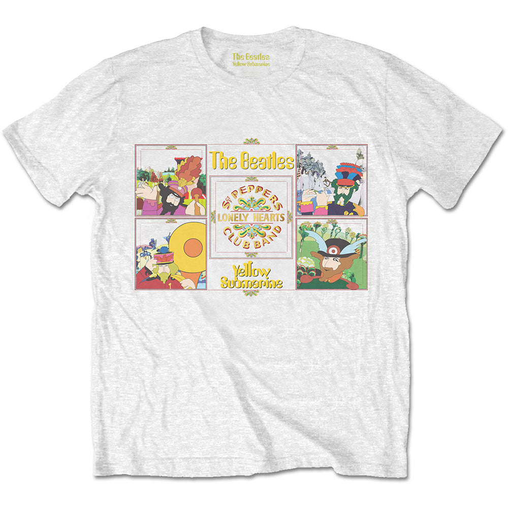 Image of The Beatles T-Shirt-Yellow Submarine SGT Pepper Band Rock Off