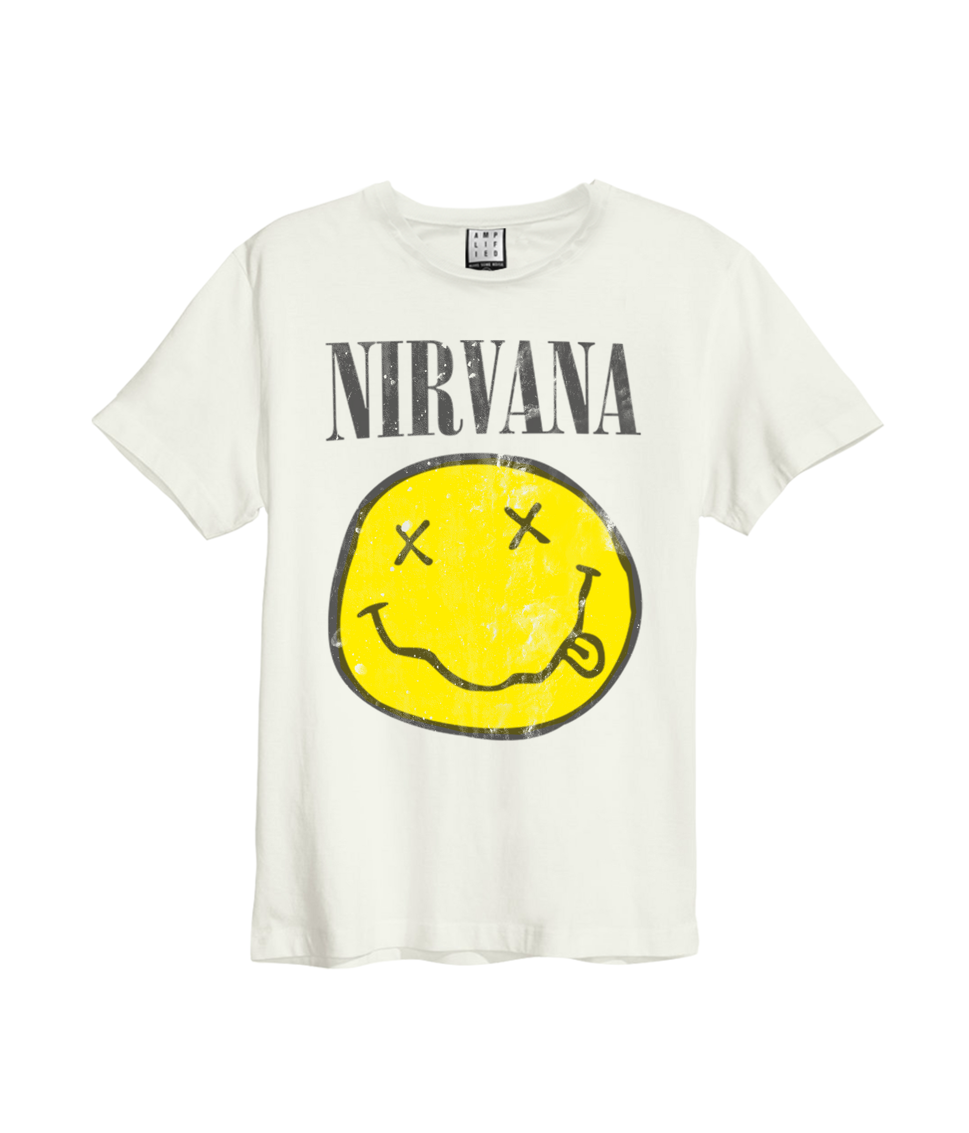 Nirvana T-Shirt - Worn Out Smiley