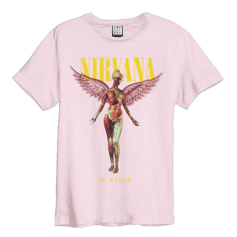 Image of Nirvana In Utero Pink Amplified Men's T-shirt