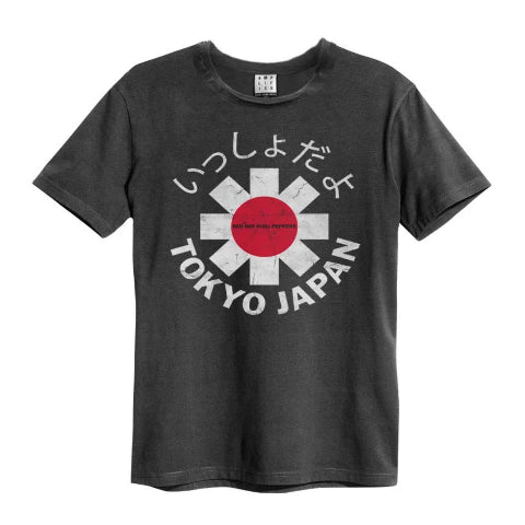 Image of Red Hot Chili Peppers Tokyo Amplified charcoal Men's T-shirt
