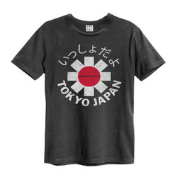 Image of Red Hot Chili Peppers Tokyo Amplified charcoal Men's T-shirt