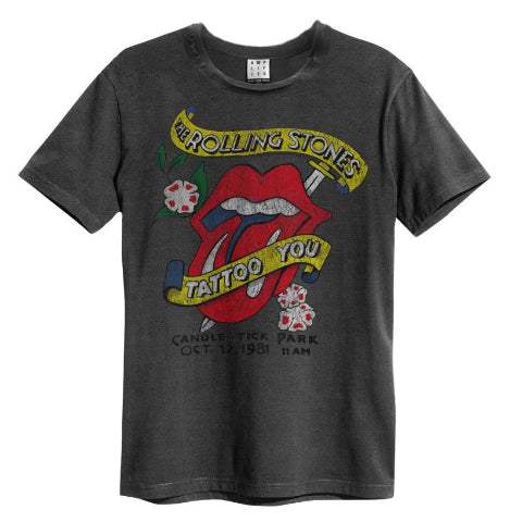 Image of The Rolling Stones Tattoo Men’s T-shirt Amplified
