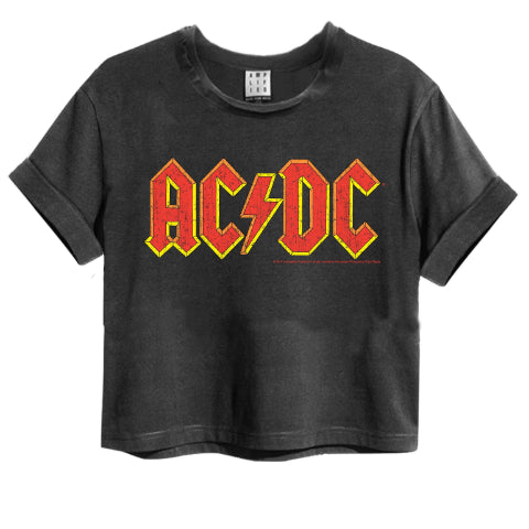 AC/DC Logo Cropped Top | Premium cotton | Backstage Originals