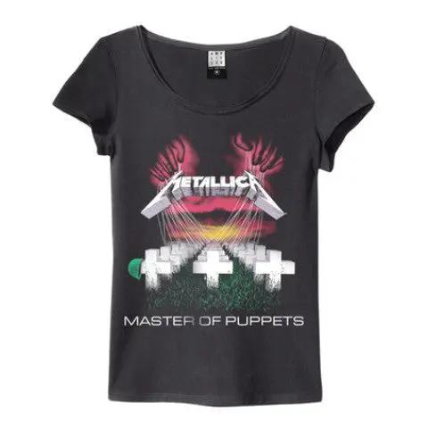 Image of Metallica Master Of Puppets Amplified charcoal Women's T-shirt
