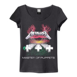 Image of Metallica Master Of Puppets Amplified charcoal Women's T-shirt