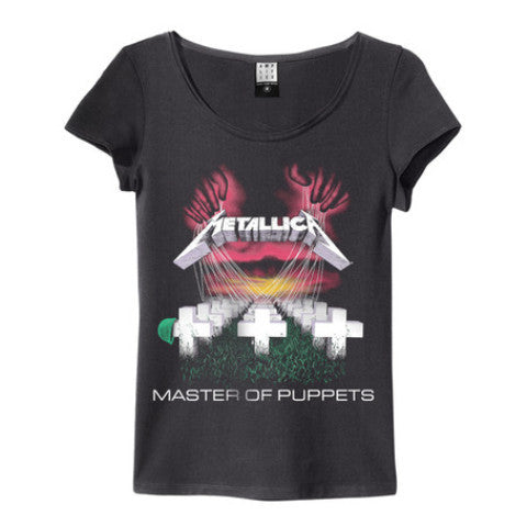 Metallica Master Of Puppets Amplified charcoal Women's T-shirt