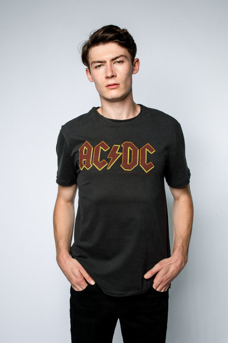 Image of AC/DC T-Shirt - Logo Amplified