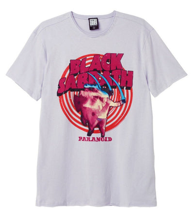 Black Sabbath Paranoid Amplified Purple Phaze Men's T-shirt