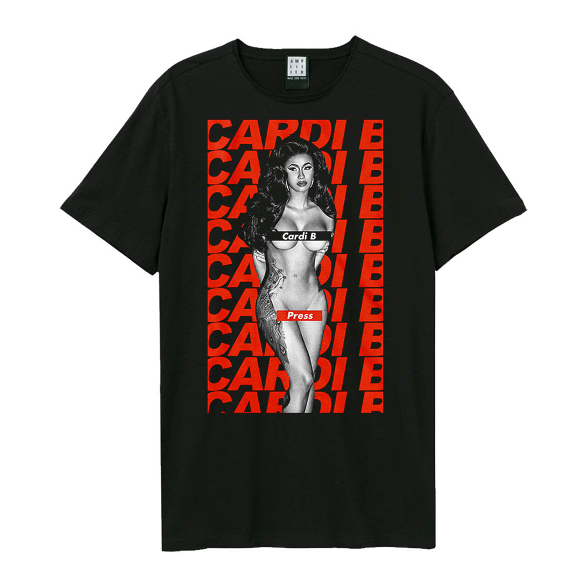 Cardi B Mens T Shirt Press Backstage Originals