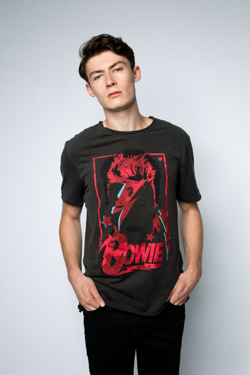 Image of David Bowie Aladdin Sane Amplified Men's T-shirt