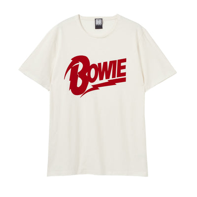 David Bowie Flock Logo T-shirt