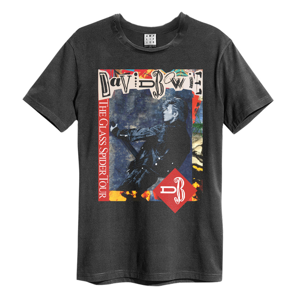 ミュージシャン DAVID BOWIE Glass Spider Tour Tee 1987s David Bowie T Shirt Glass Spider Tour USA 1987 Back Print