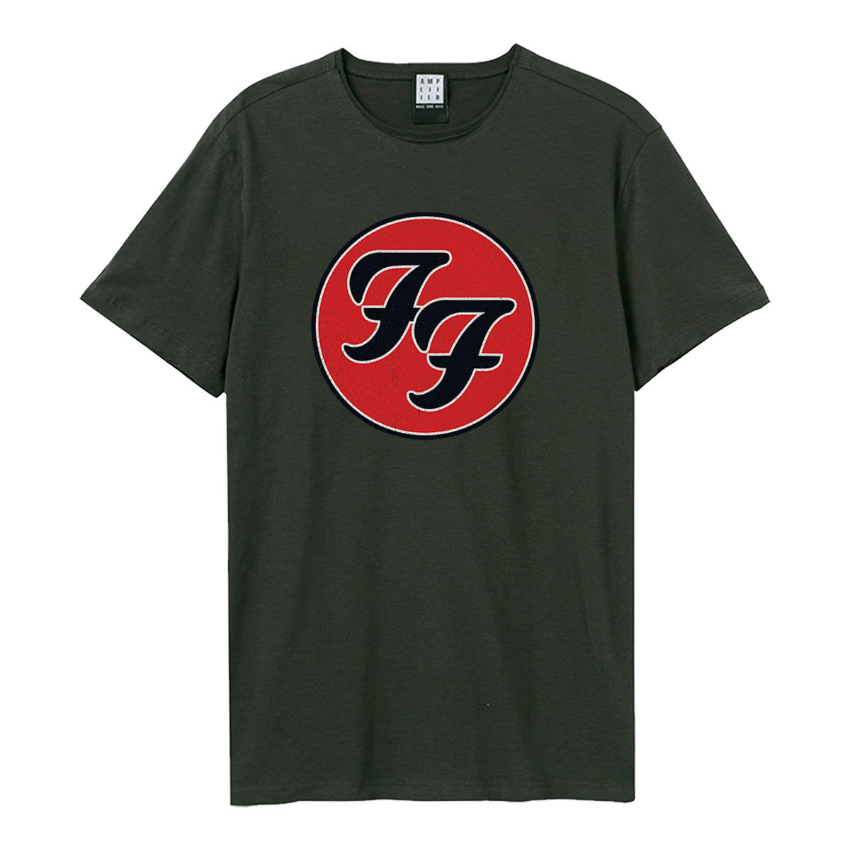 Image of Foo Fighters T-Shirt - Double FF Logo Amplified