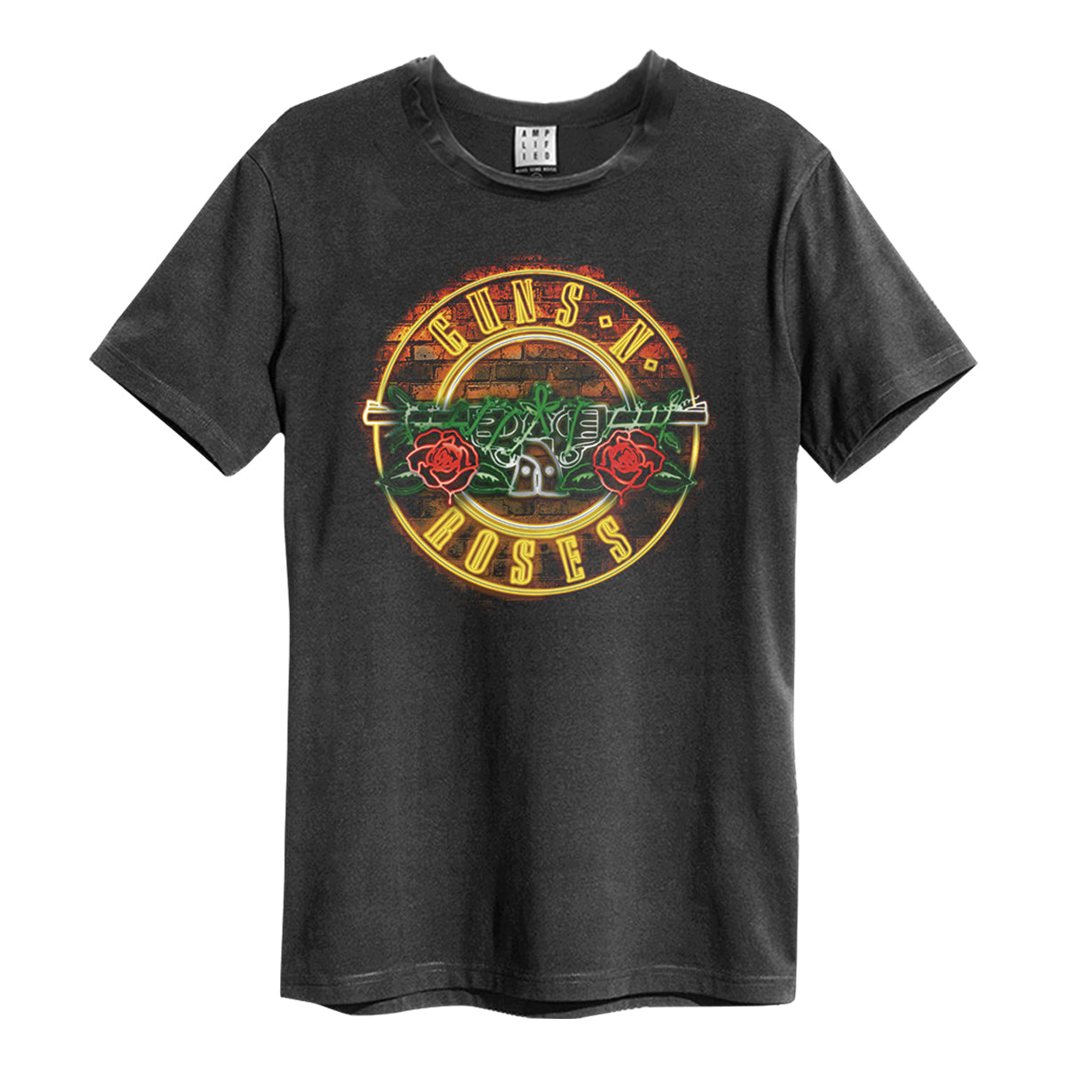 Image of Guns N' Roses  T-shirt - Neon Light Print Amplified