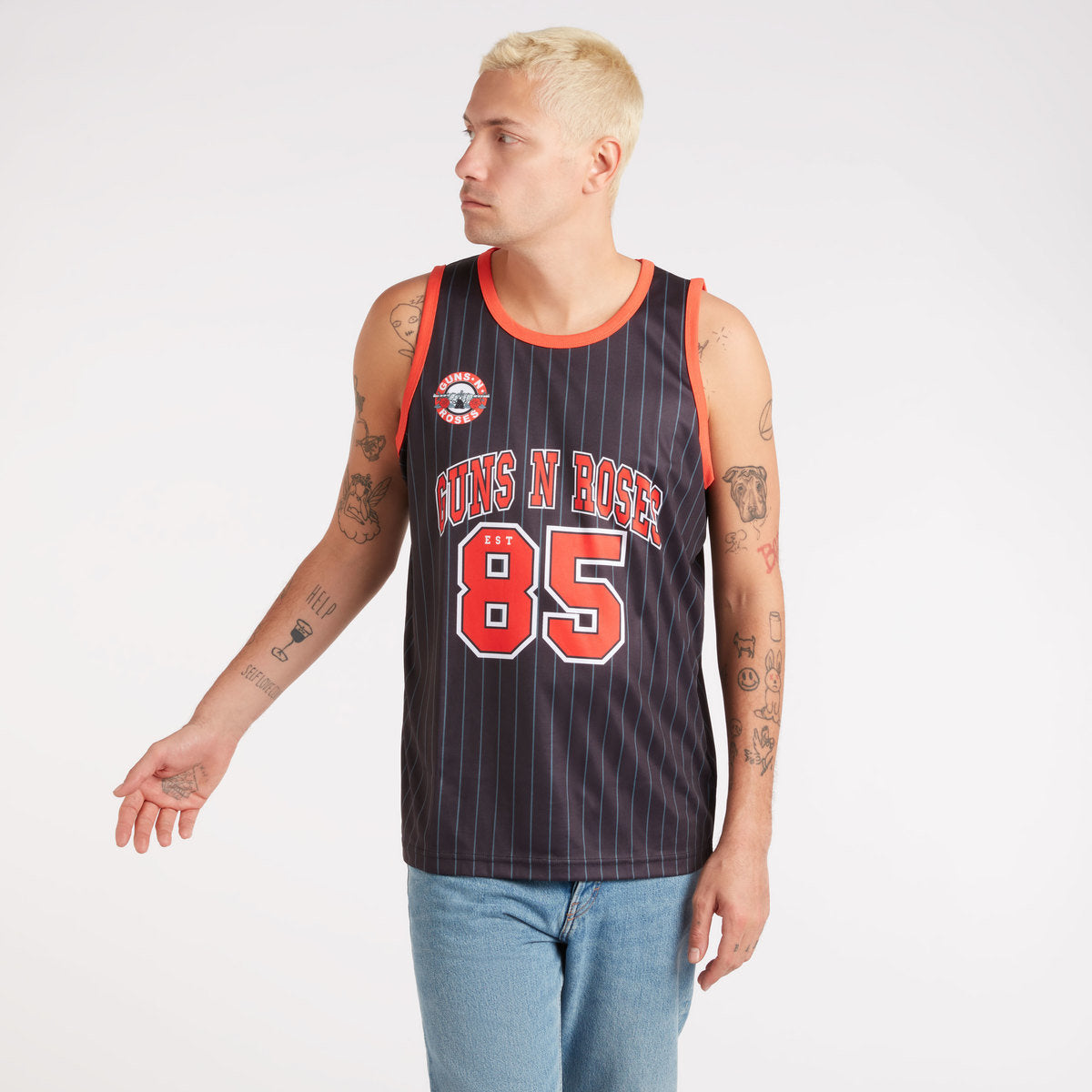 Image of Guns N Roses - Paradise City Basketball Vest Amplified