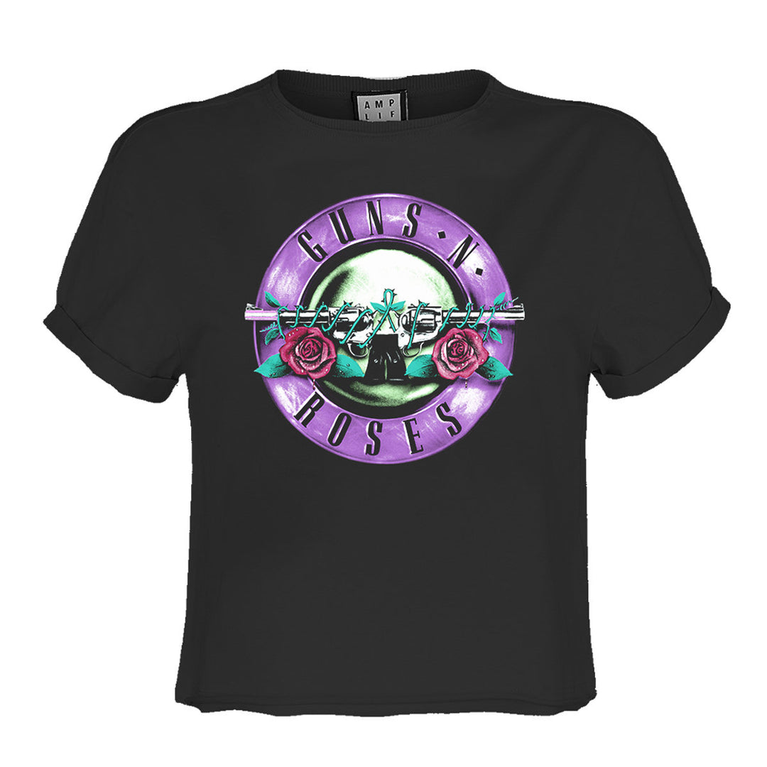 Guns N' Roses Crop Top T Shirt -  Tonel Bullet