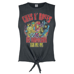 Image of Guns N' Roses Tie-Front T Shirt - Use Your Illusion