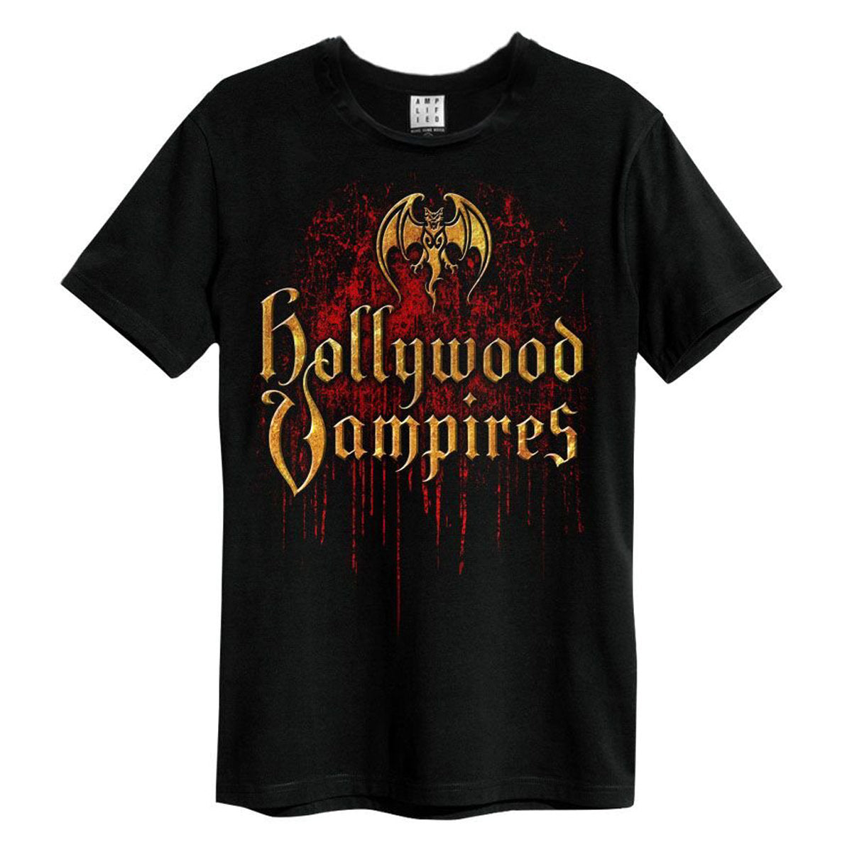 Image of Hollywood Vampires Men's T-Shirt - Bat Blood Amplified