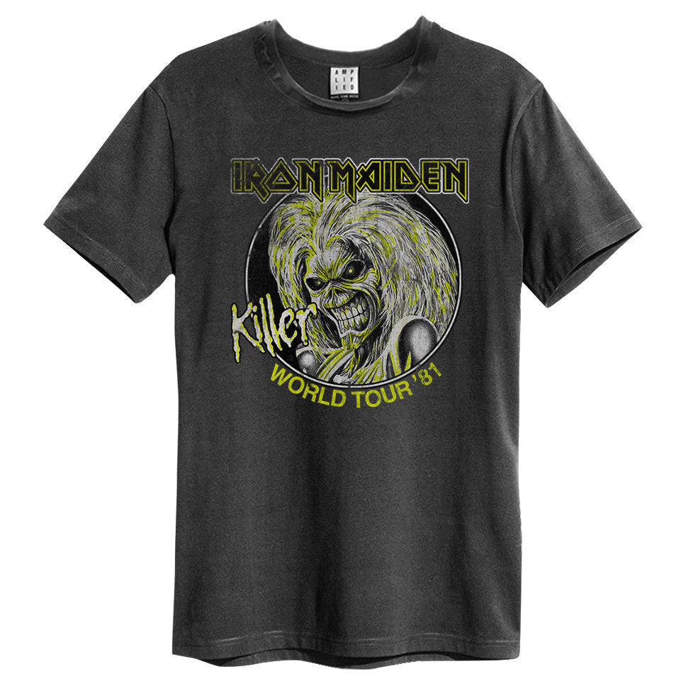 Image of Iron Maiden T-shirt - Killers Tour 81 Amplified