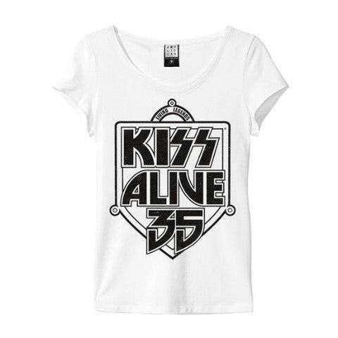 ALIVE 35 KISS WOMEN'S T-SHIRT