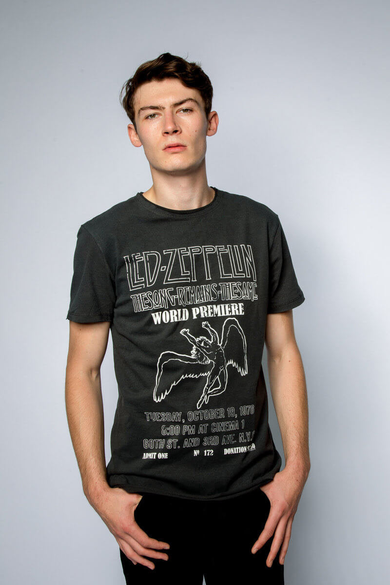 Image of Led Zeppelin T-Shirt - The Song Remains the Same, Charcoal Amplified