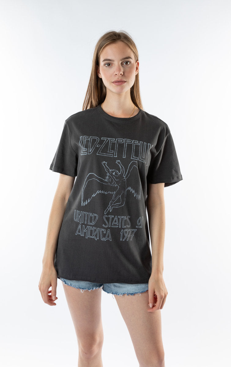 Image of Led Zeppelin T-shirt - USA '77 Amplified