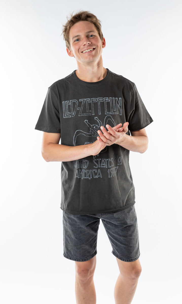 Image of Led Zeppelin T-shirt - USA '77 Amplified