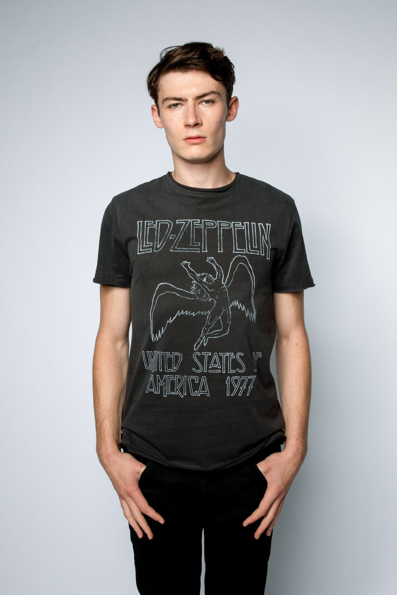 Image of Led Zeppelin T-shirt - USA '77 Amplified