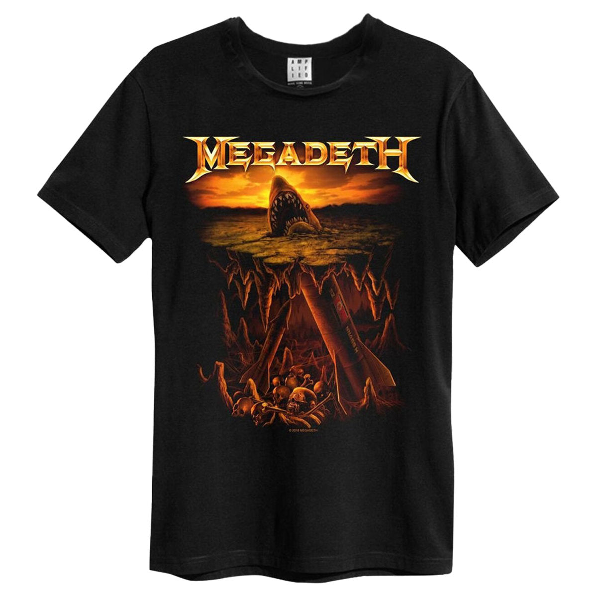Image of Megadeth T-Shirt - Shark Nukes Amplified