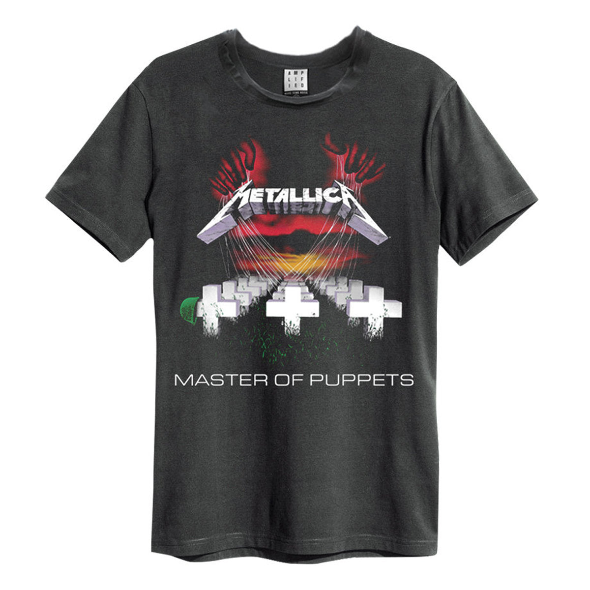 Image of Metallica T-Shirt - Master Of Puppets, Charcoal Amplified