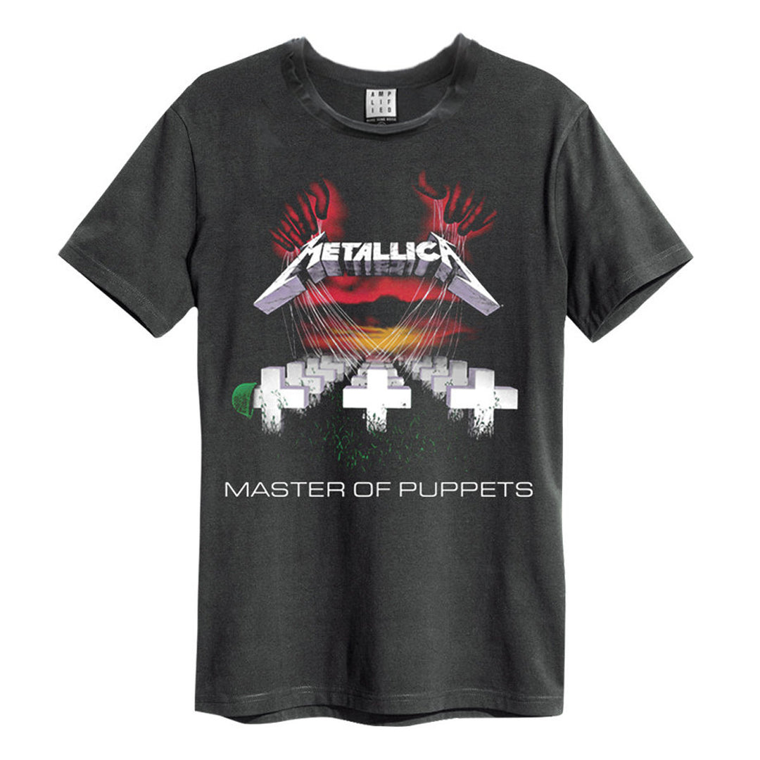 Metallica T-Shirt - Master Of Puppets, Charcoal